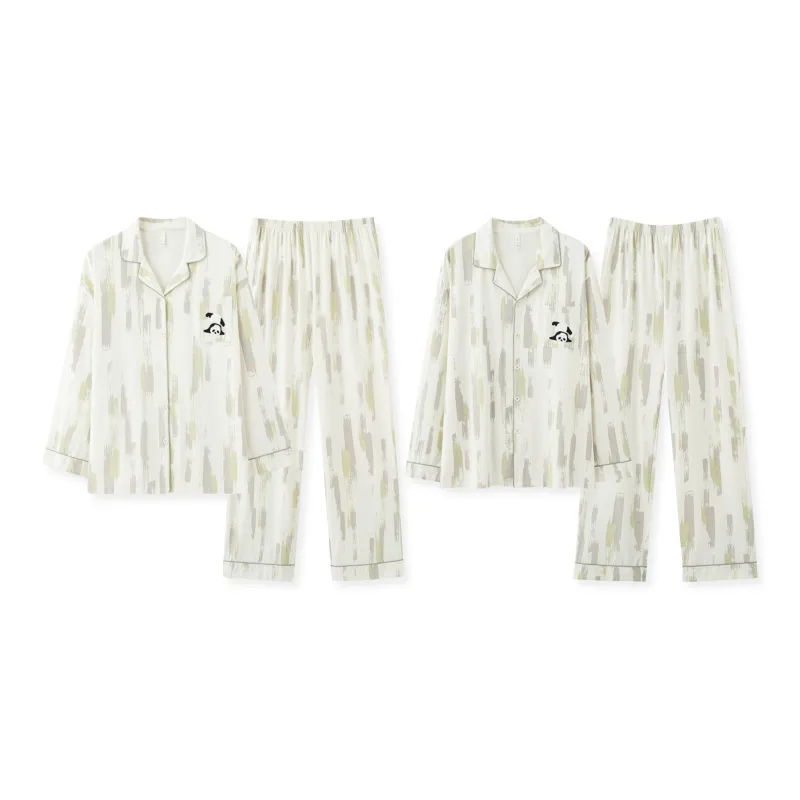 WANANNI Pajama Set Unisex 2 Sets Image Color-0