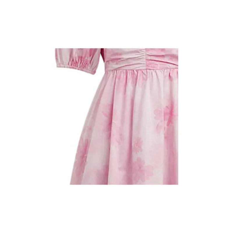 COACH SS24 Short Sleeved Dress Women's Pink-3