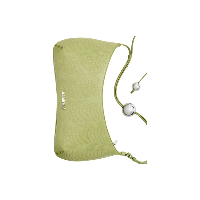 Jacquemus Calfskin Shoulder Bag Women's Green-3