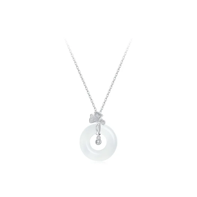 Ancient Jewelry Chalcedony Jade Necklaces Women's-0