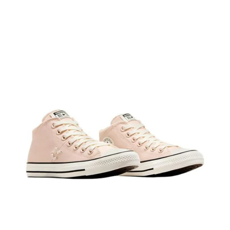 Converse Chuck Taylor All Star Anti-Slip Wear-Resistant Mid-Top Canvas Shoes Women's Pink-2