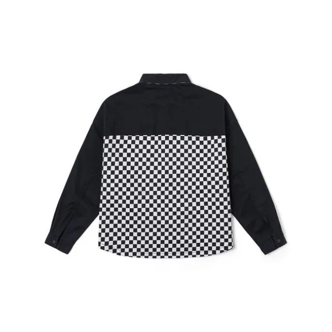 Vans Shirt Women's Black Checkerboard-1