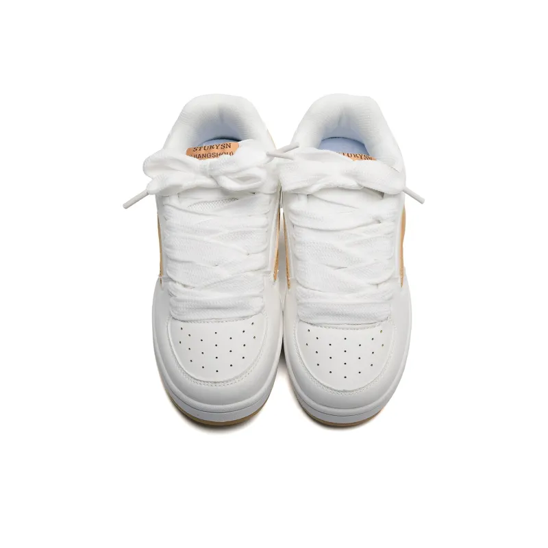 Z.SUO Cushioned Wear Resistant Lightweight Height Increasing Low Top Skateboard Shoes Men's-16