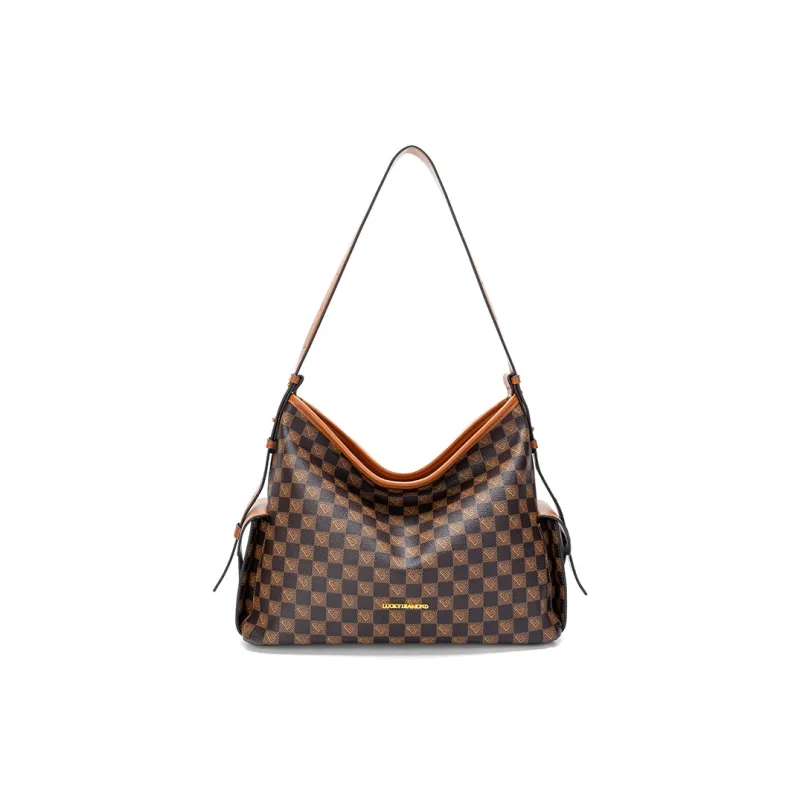 LUCKY DIAMOND PVC Shoulder Bag Women's Multicolor-6