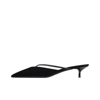 NEOUS Closed Toe Slippers 4cm Women's Black