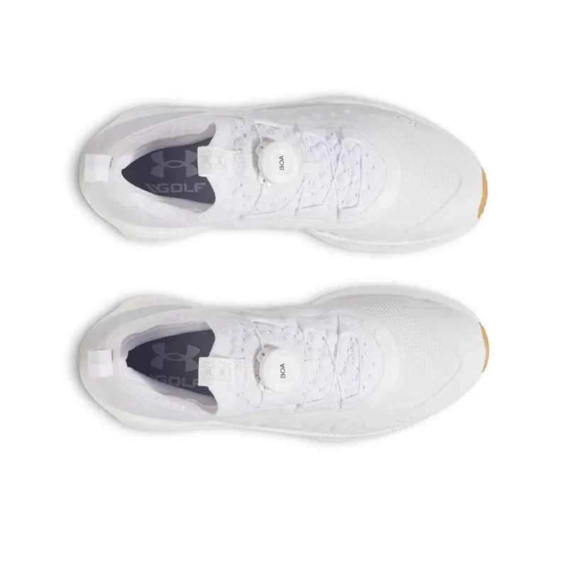 Under Armour Cushioning Low-Top Golf Shoes Men's White-3