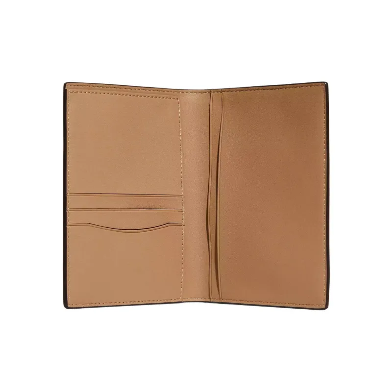 COACH Coated Canvas Wallet, Card Holder, Passport Holder Trumpets Women's White-1
