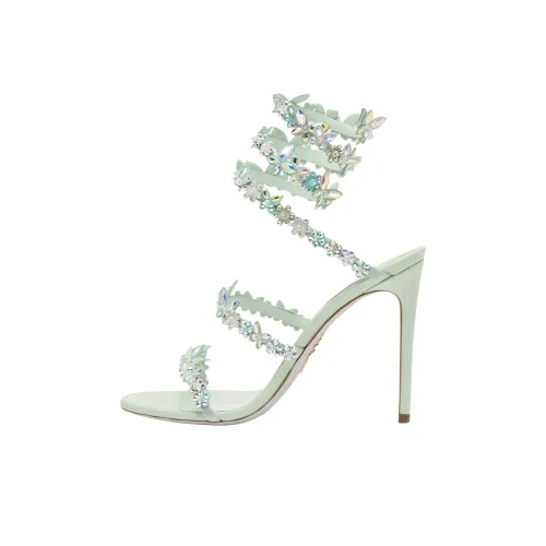 RENE CAOVILLA Eden Strap Sandals 10.5cm Women's Green