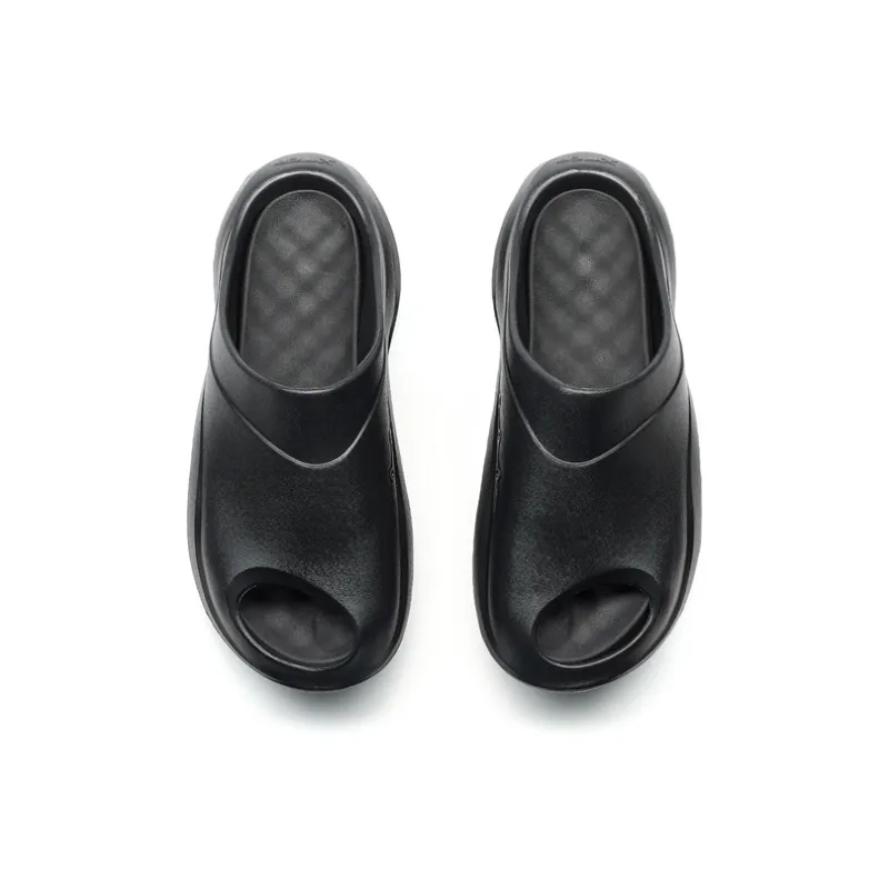XTEP Slip-Resistant Abrasion-Resistant Slide Slippers Men's Black-3