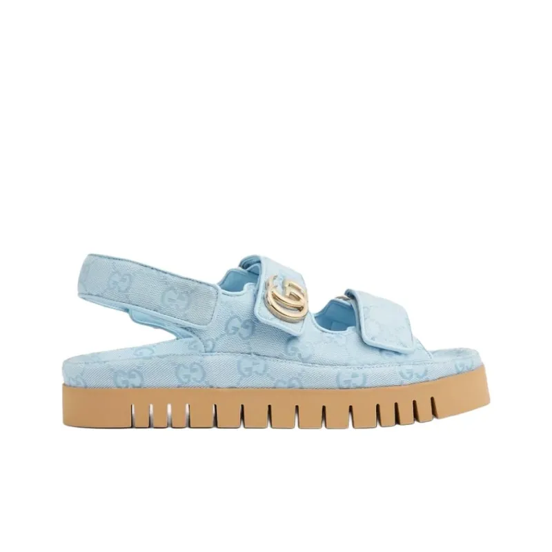 GUCCI Strap Sandals Women's Blue-1