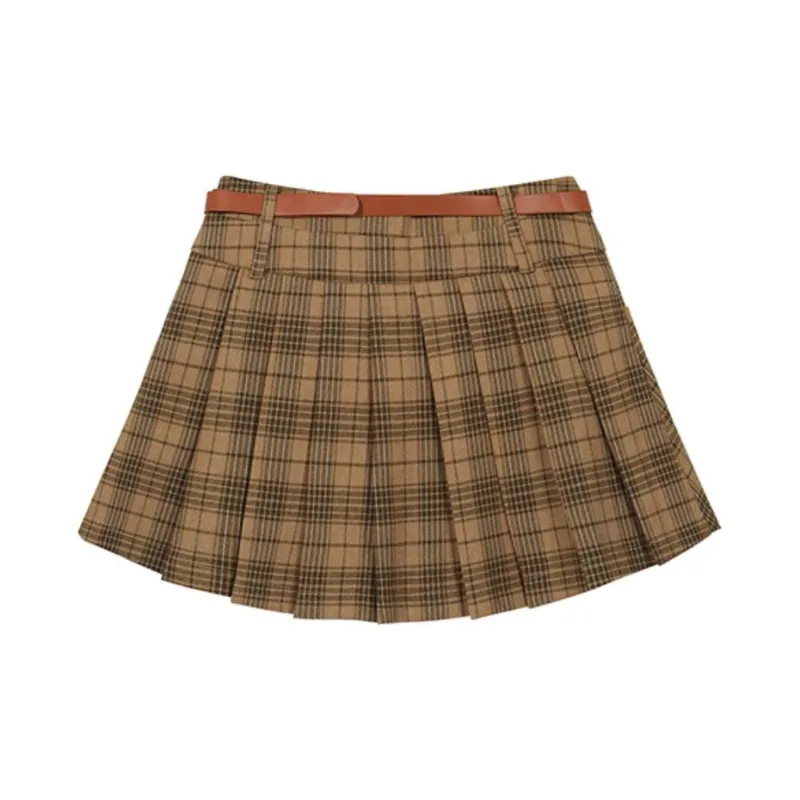 ABCMININ Casual Short Skirts Women's Image Color-1