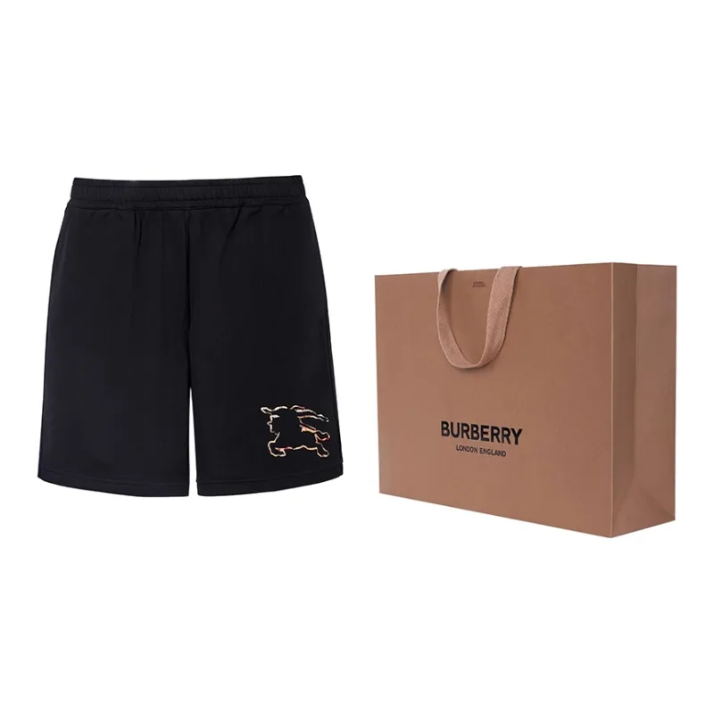 Burberry Check Ekd Cotton Shorts-2