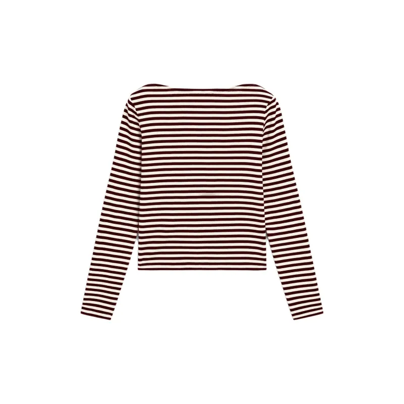 Massimo Dutti T-Shirt Women's Dark Red-1