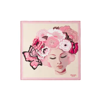PRADA Printed Silk Scarf