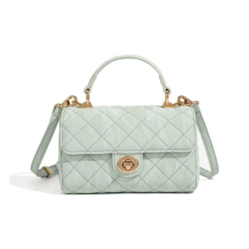 BOBDOG PU Chain Crossbody Bags Small Size Women's Ecru/Pink/Light Green-8