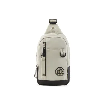 LiNing Polyester Sling Bag Unisex Coast Gray