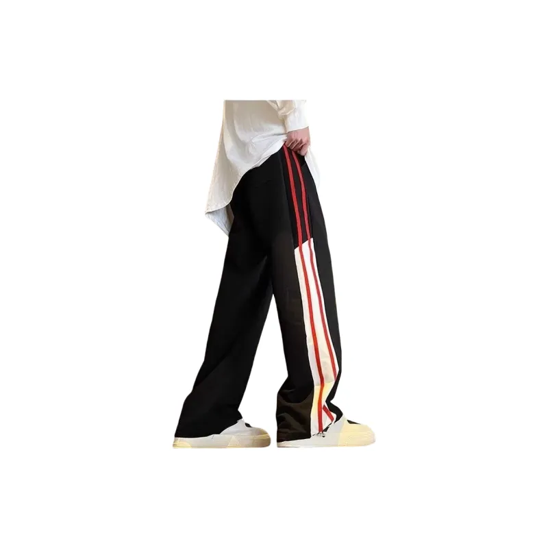 Fakeyoung Casual Pants Unisex Black-2