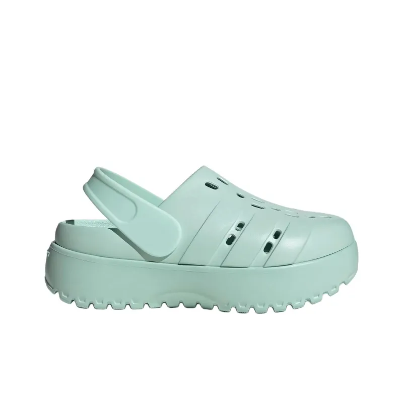 Adidas Adilette Platform Clogs Halo Mint Women's-1