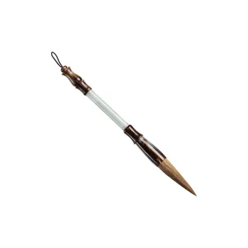 Jade Is Boundless Glutinous Jade Calligraphy Brush Unisex