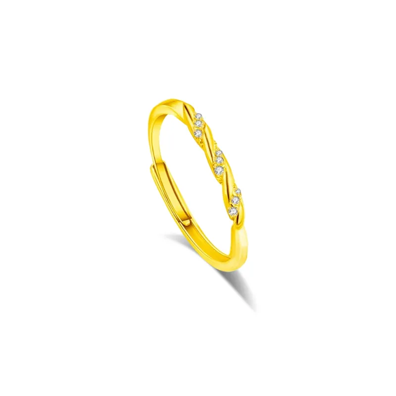 Love Jewelry 999 Fine Silver Rings Unisex-1