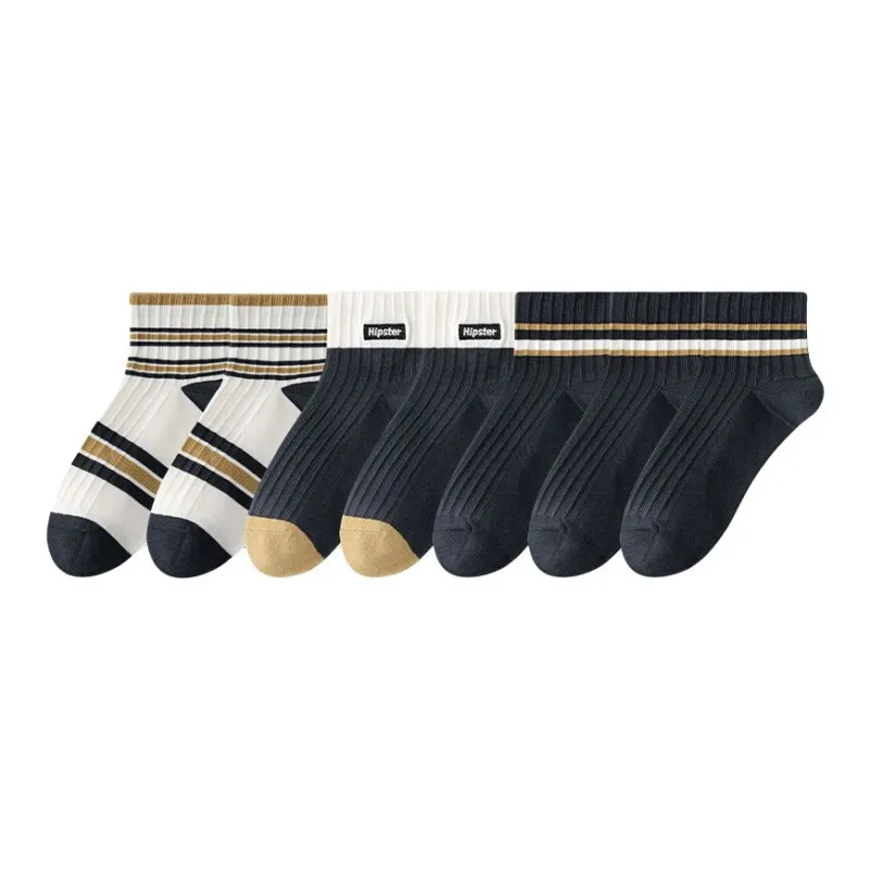 Cotton Gene Mid-Calf Socks Men's 7 Pack-18