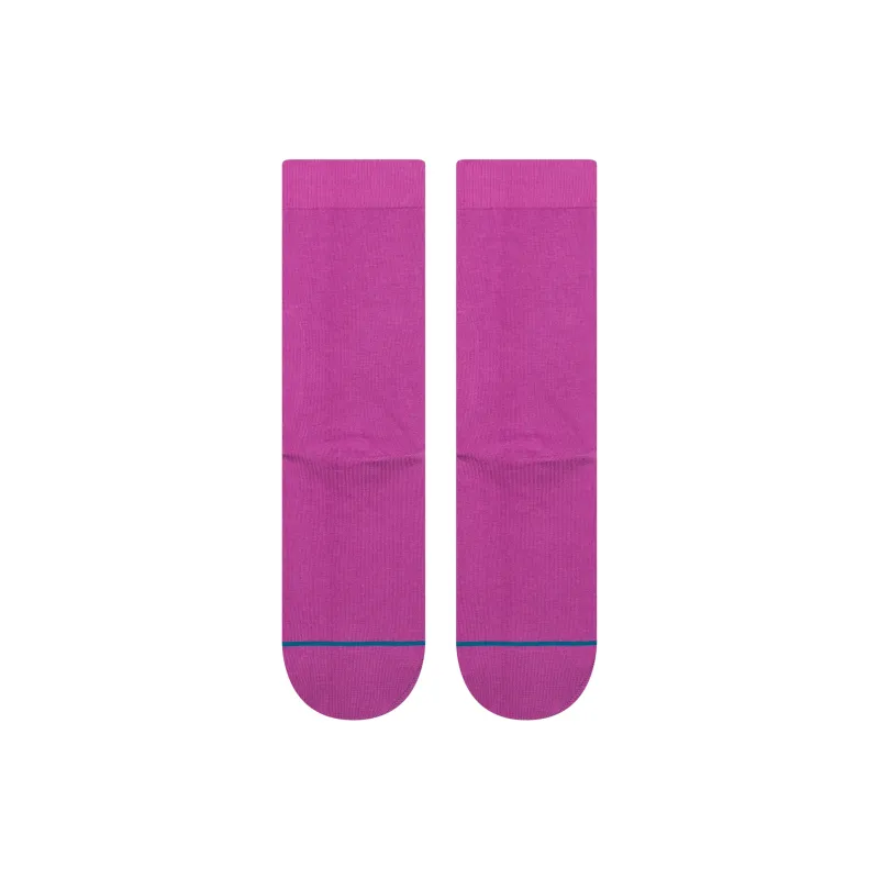 Stance Mid Calf Socks Women's 1 Pack Fuchsia-2