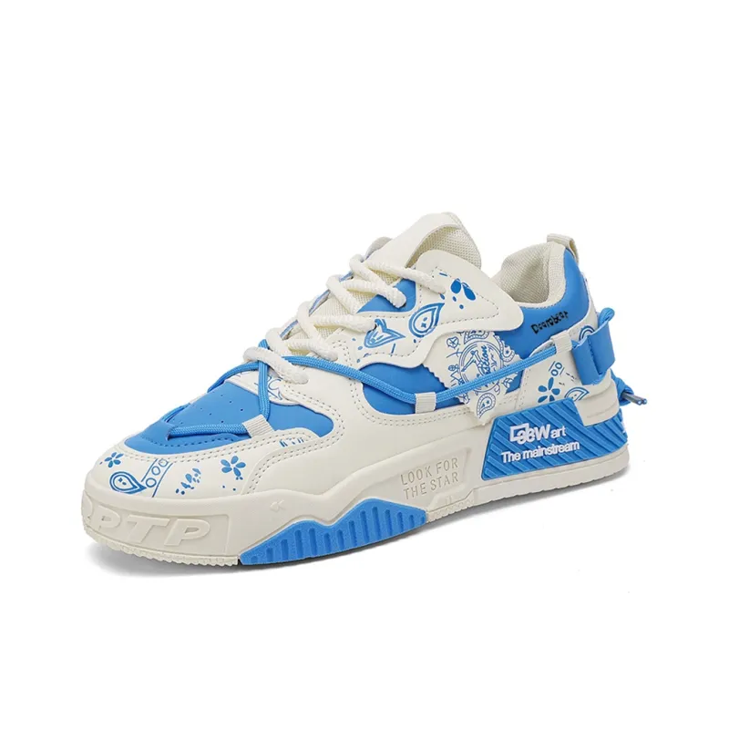Budding Bear Low-Top Skateboard Shoes Men's-5