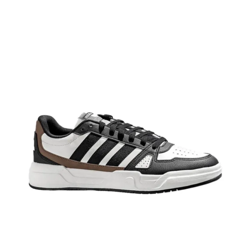 Adidas LITE BALLER Anti Slip Wear Resistant Low Top Skateboard Shoes Unisex Black White-1