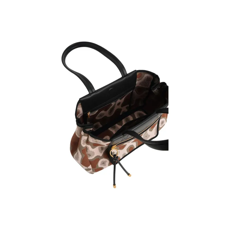 CHARLES&KEITH Fabric Bonded Polyurethane Synthetic Leather Shoulder Bag Women's Multi Composite Color-3