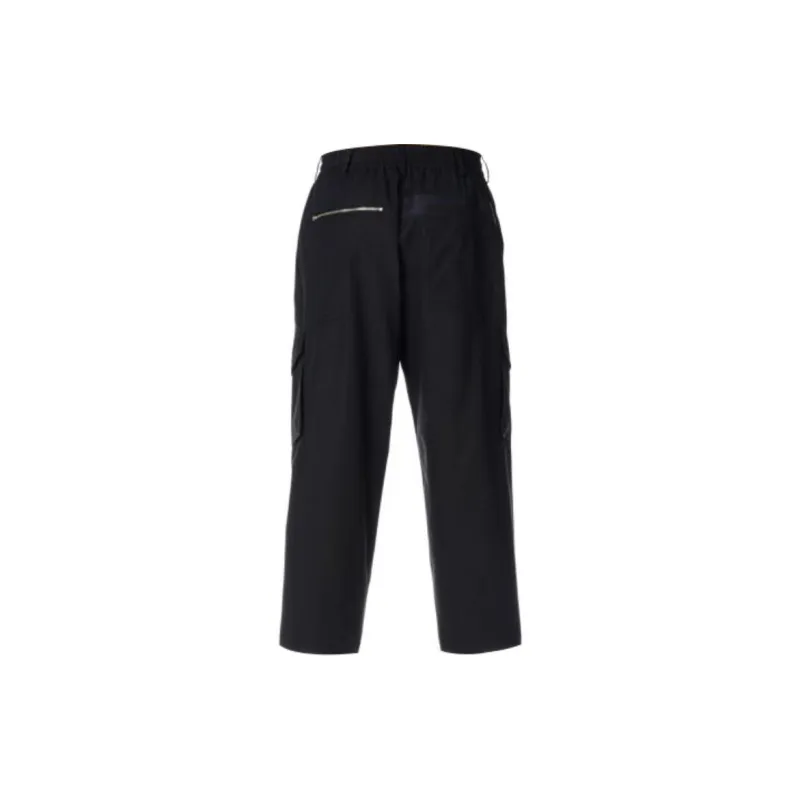 Y 3 Casual Pants Unisex Black-1