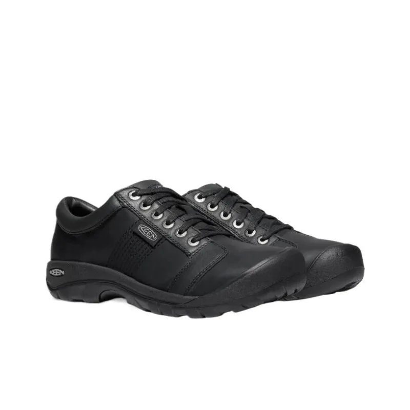 KEEN Austin Abrasion-Resistant Low-Top Casual Shoes Men's Black-2