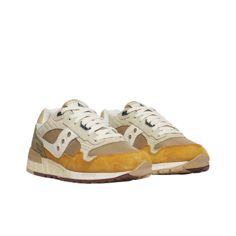 Saucony Shadow 5000 Slip Resistant Low Top Running Shoes Unisex Beige-2