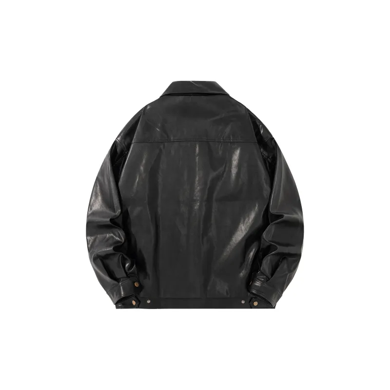 YATSI Leather Jacket Unisex Purple-1