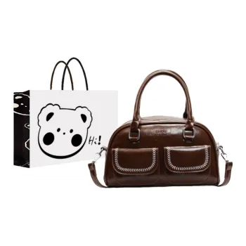 NX DOUGHNUT PU Advanced Textured Fashion Portable Bowling Bag Unisex Multicolor