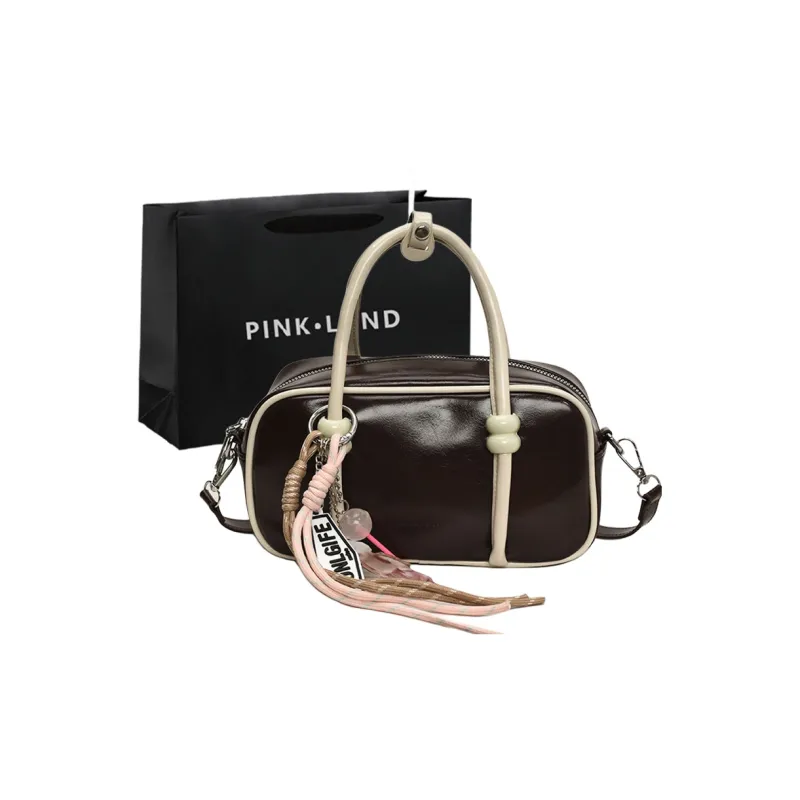 PINK·LAND PU One Shoulder Handbags Women's Multicolor-6