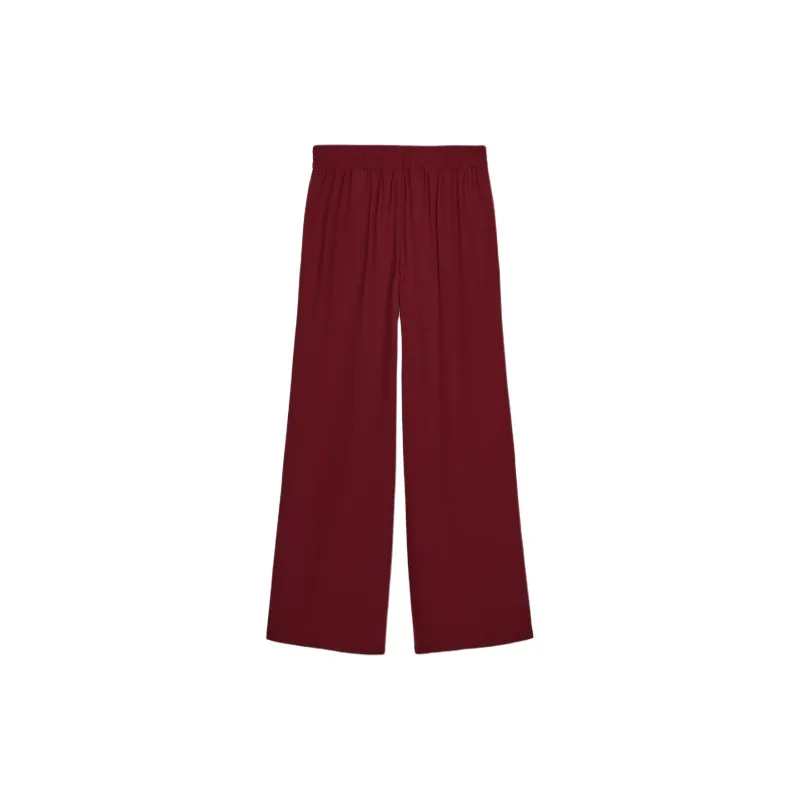 ZARA Casual Pants Women's Burgundy-1