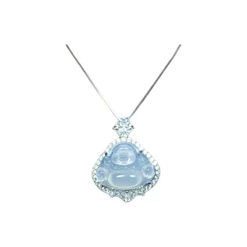 JUNWEN Chalcedony Necklaces Women's