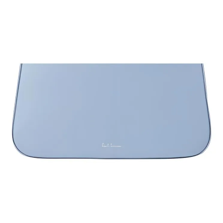 Paul Smith Leather Crescent Bag Portable Crossbody Bag Shoulder Bag Women's Light Blue-3
