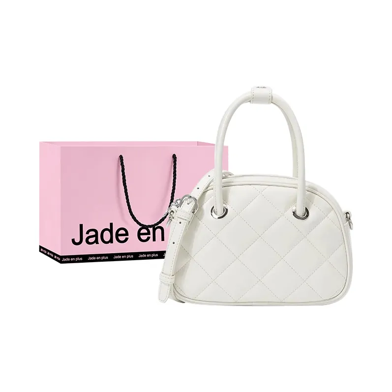 Jade En Plus PU Handbag Regular Women's Tranquil Black/Rime White/Sweet Pink/Vivid Blue-6
