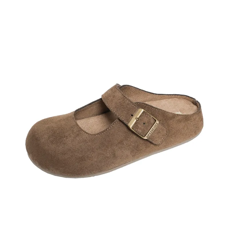 Nrillo Abrasion-Resistant Slip-Resistant Wrap-toe Slippers Women's-15