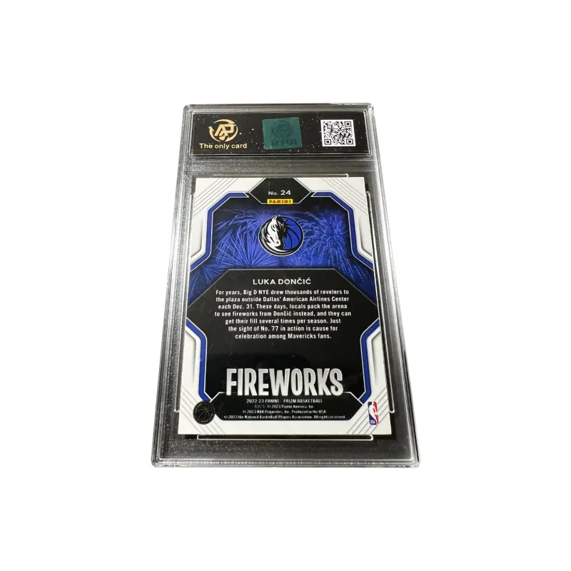 PANINI Mavericks Luka Doncic Lu77 Firework Card Classic Pass Selection RPA Card Rare Card Graded Cards 1 Pc-1