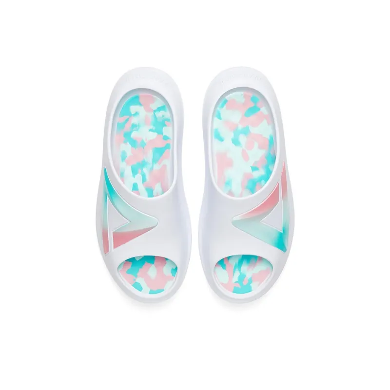 PEAK State Pole Slip-Resistant Abrasion-Resistant Cushioning Slide Slippers Men's White Pink Green-2