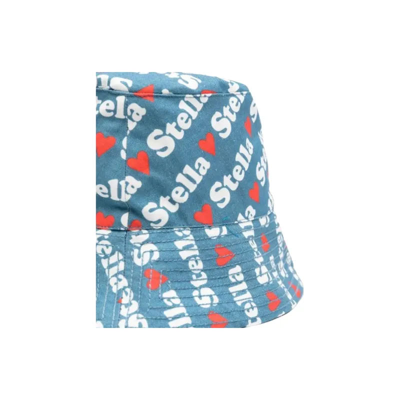 Stella McCartney Logo Pattern Bumper Bucket Hat-1