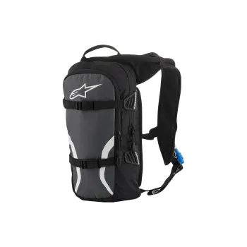 ALPINESTARS Polyester Outdoor Hiking Bag Backpacks Unisex Black & Gray
