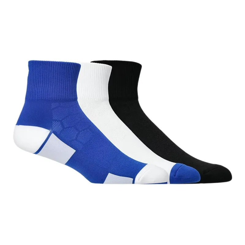 Asics RUNNING QUARTER 3P Ankle Socks Unisex 3 Pack Multicolor-1