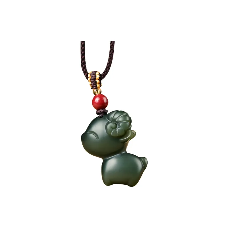 KUNYUYAO Hetian Jade Pendants White Jade/Pale Greenish White Jade Unisex-4