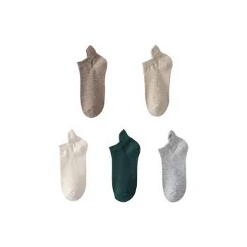 Cotton Gene No Show Socks Men's Combo Set