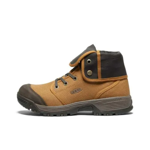 KEEN Ankle Boots Men's Brown Yellow