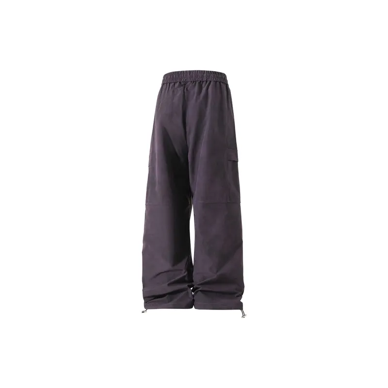 Warrior Huichao Bordeaux Red Cargo Pants Unisex-7