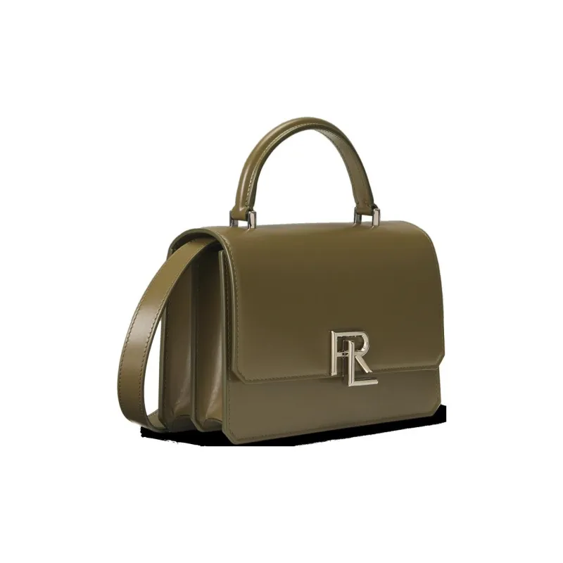 Ralph Lauren RL 888 Cow Leather Shoulder Bags Handbags Women's Green-1